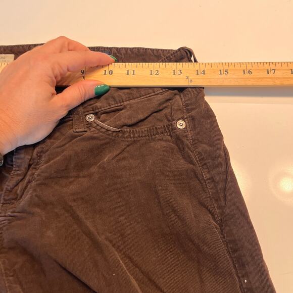 Adriano Goldschmied Brown Corduroy The Jegging Super Skinny Fit Jeans Size 25R - Picture 6 of 8